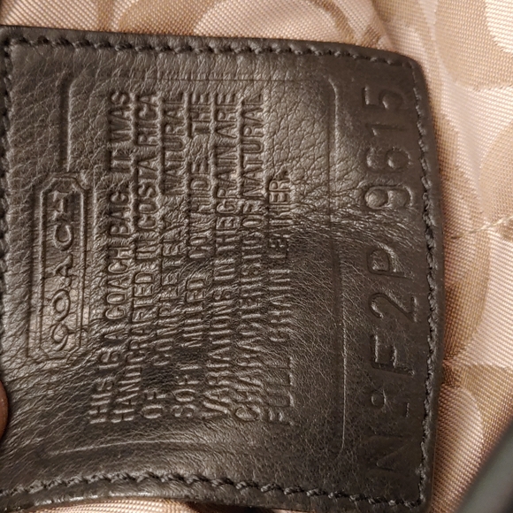 Coach Pebbled Leather Crossbody 9615 - Picture 12 of 16